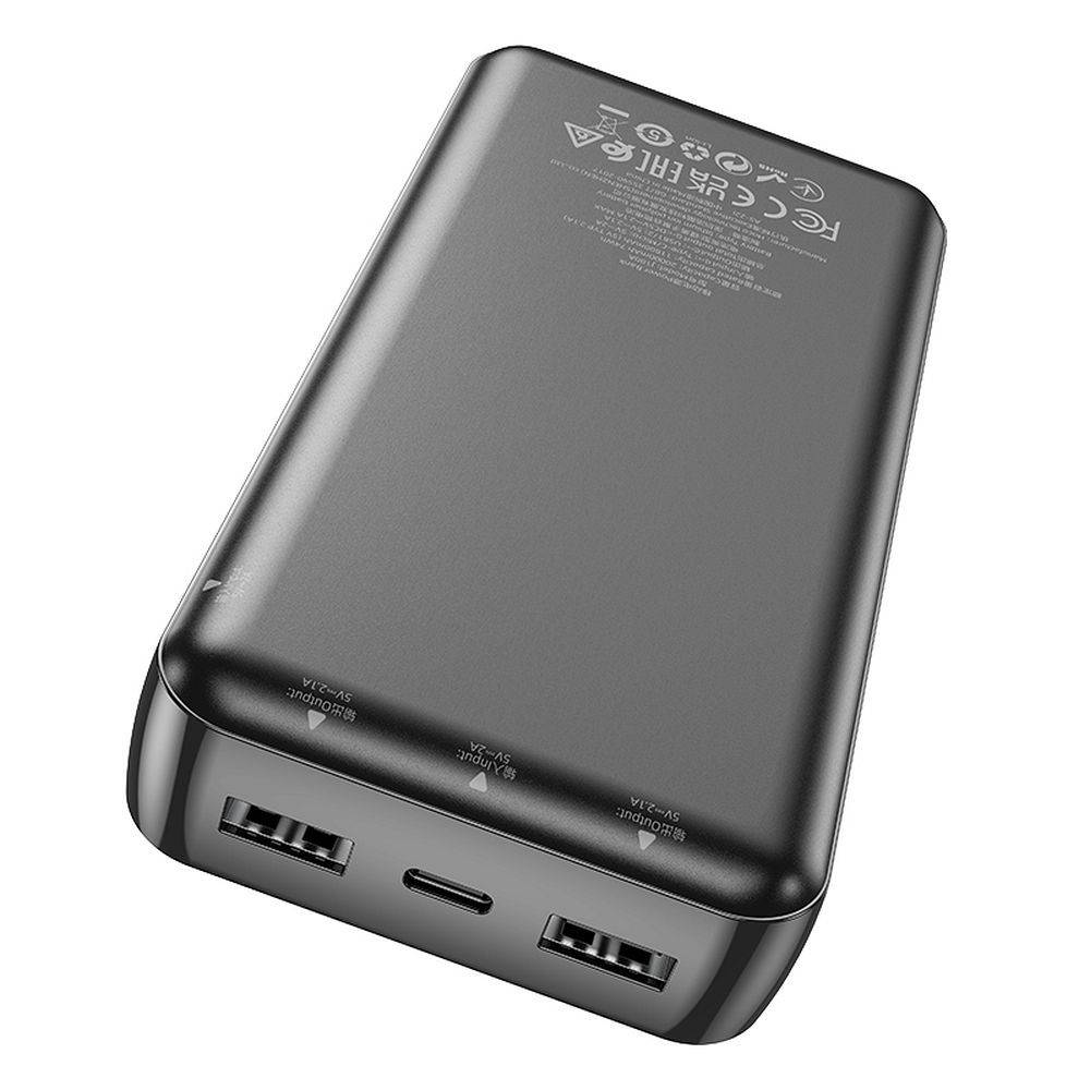 Batterie Externe HOCO J100A, 20000mAh, 10W, 2 x USB-A, Noire