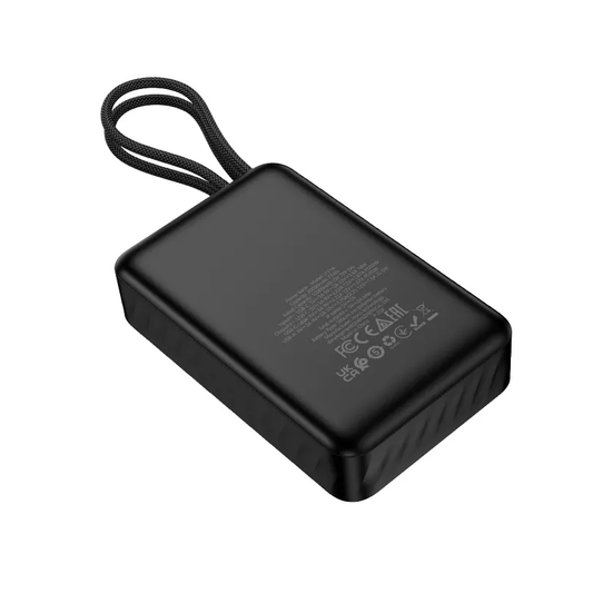 Externe batterij HOCO J171A, 20000mAh, 22,5W, QC + PD, 1 x Lightning - 1 x USB-A - 2 x USB-C, Zwart