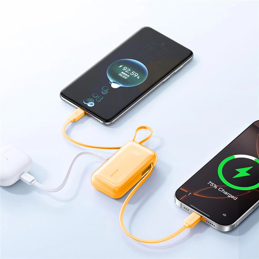 Externe batterij Joyroom JR-PR2, 10000mAh, 35W, PD, 3 x USB-C, Oranje