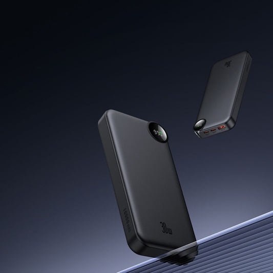 Batterie Externe McDodo MC-3850 Display, 10000mAh, 30W, QC + PD, 1 x USB-A - 2 x USB-C, Noire