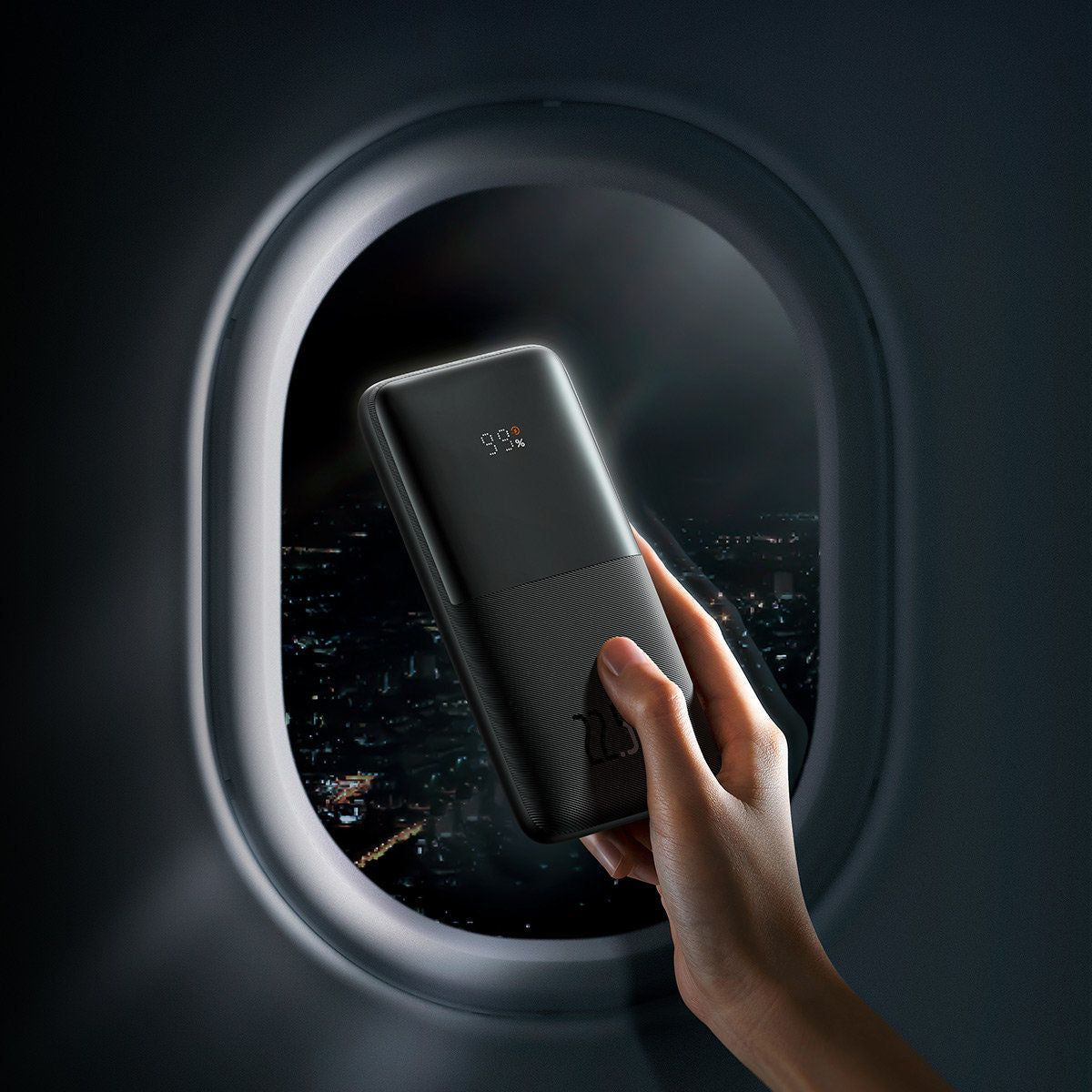 Batterie Externe Baseus Bipow Pro, 10000mAh, 22.5W, QC + PD, 1 x USB-C - 2 x USB-A, Noire PPBD040001