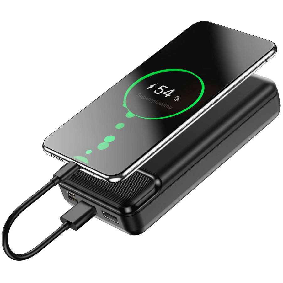 MaXlife MXPB-01 Powerbank 20000mAh | 12W | 2x USB-A | Schwarz