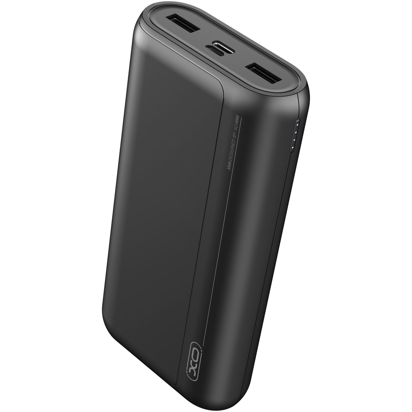 Externe Batterij XO Design PR127, 20000mAh, 22.5W, QC + PD, 1 x USB-C - 2 x USB-A, Zwart