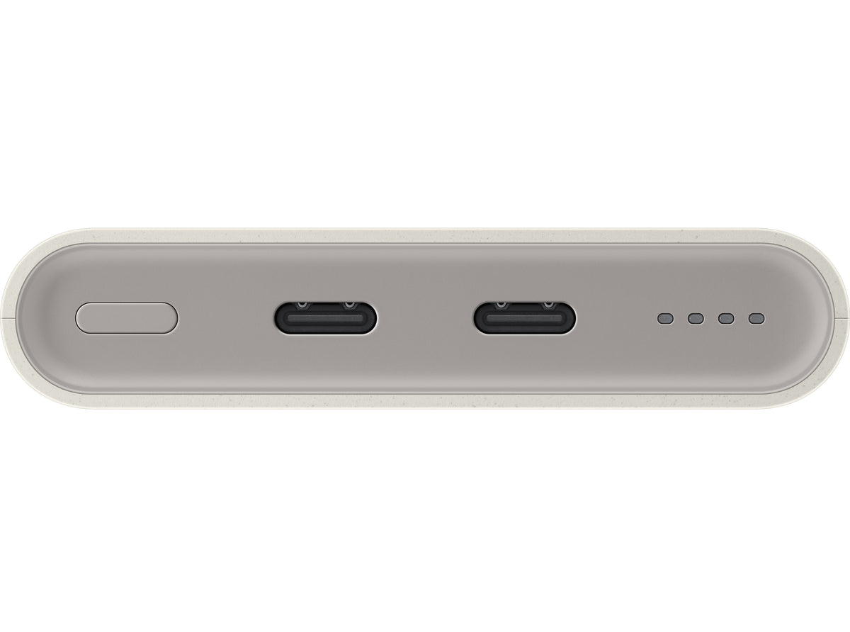 Externe Samsung Batterie, 10000mAh, 25W, PD, 2 x USB-C, Beige, Wiederverpackt EB-P3400XUEGEU