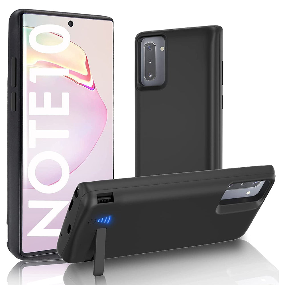 Externer Akkutyp Hülle Techsuit Power Pro Battery für Samsung Galaxy Note 10 5G N971 / Note10 N970, 5000mAh, Schwarz