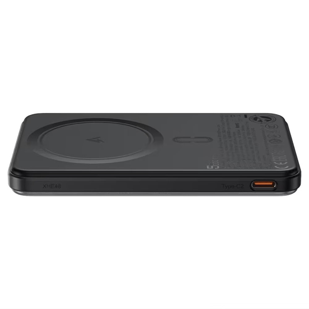 Batterie Externe Sans Fil Acefast M30, 5000mAh, 20W, PD + FQI, 1 x QI - 2 x USB-C, Noire