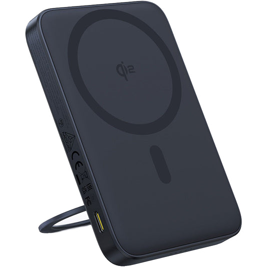 Externe Draadloze Batterij Baseus PicoGo, 5000mAh, 20W, PD + FQI, 1 x QI - 1 x USB-C, Zwart P10076802123-00