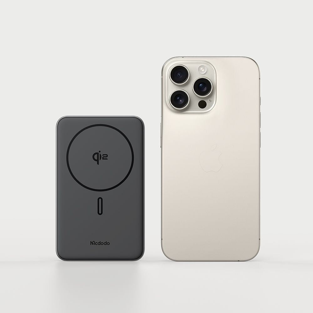 Externer Wireless-Akku McDodo MC-6310 2in1, 10000mAh, 20W, PD + FQI, 1 x USB-C, Schwarz