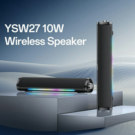 Bluetooth-luidspreker Yesido YSW27, 10W, RGB, Zwart