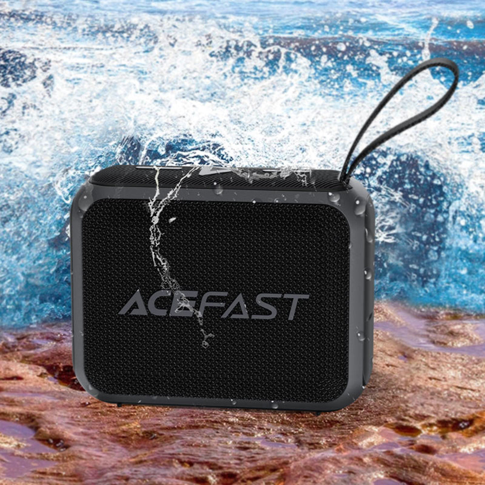 Enceinte Portable Bluetooth Acefast K4 Go, 5W, Étanche, Noire
