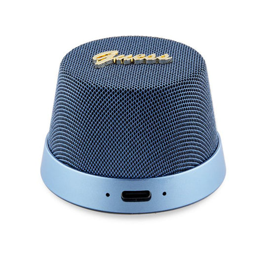 Portable Bluetooth Speaker Guess Magnetic Stand Script Metal, 3W, Blue