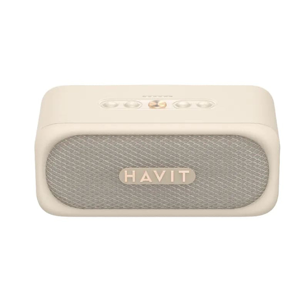 Enceinte Bluetooth HAVIT SK905BT, 20W, Étanche, Beige