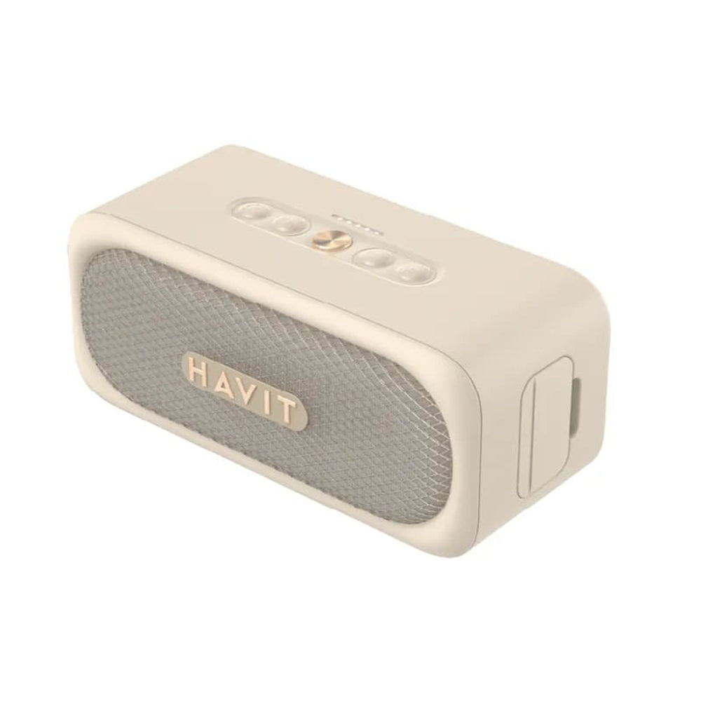 Enceinte Bluetooth HAVIT SK905BT, 20W, Étanche, Beige