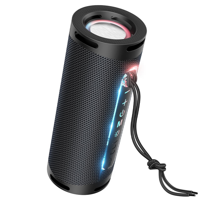 Draagbare Bluetooth Speaker HOCO HC9 Dazzling Pulse Sports, 10W, TWS, RGB, Zwart