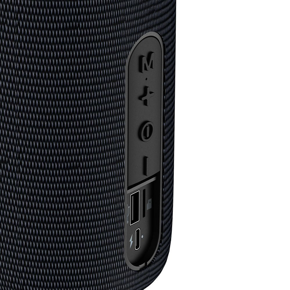 Enceinte Portable Bluetooth McDodo BS-1410, 2 x 5W, RGB, Étanche, Noire