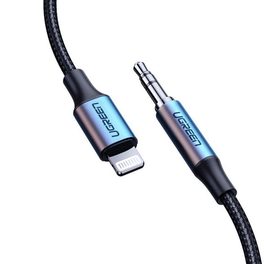 Audio Lightning-kabel - 3.5mm UGREEN US315 (70509), 1m, Zwart