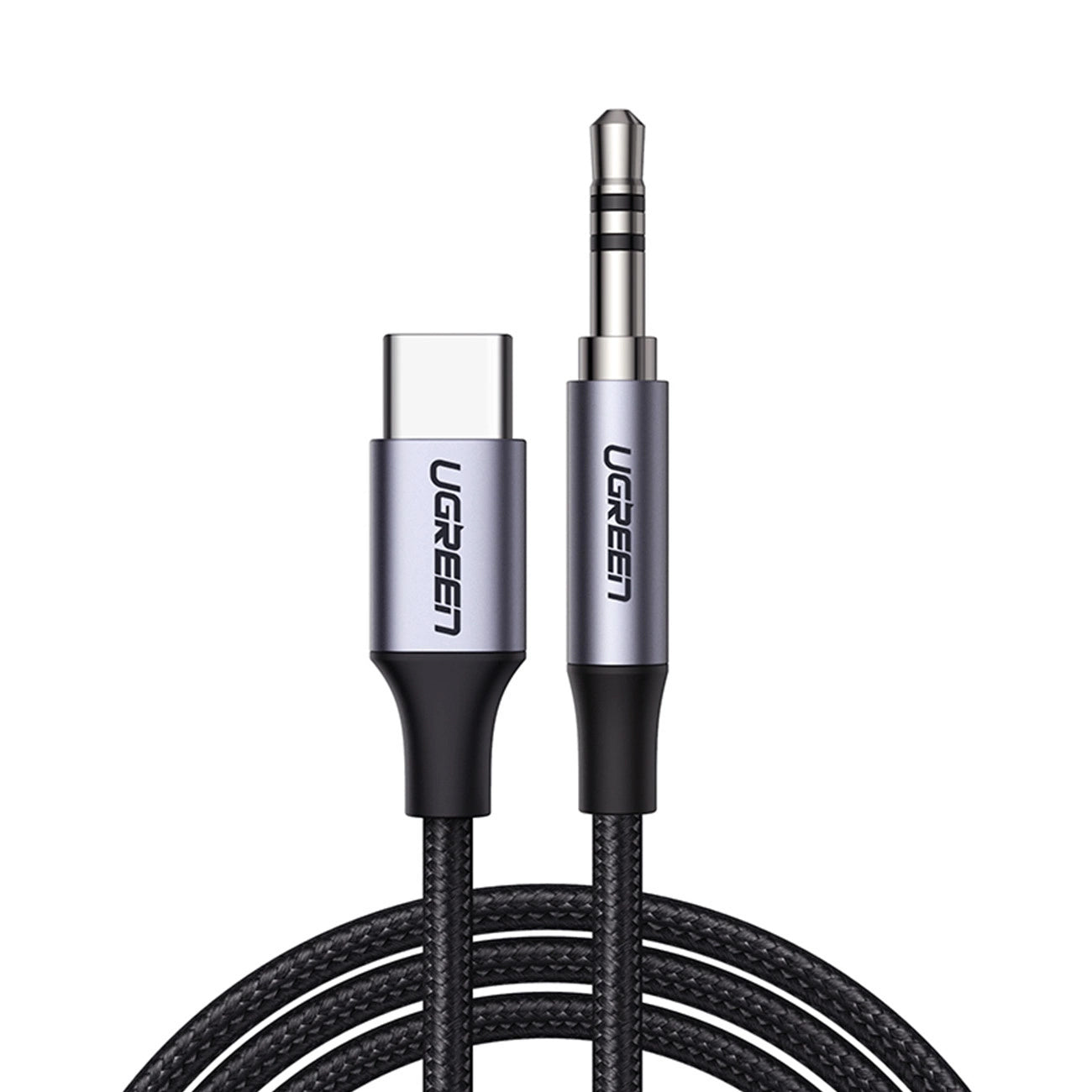 Audio Kabel USB-C - 3.5mm UGREEN AV143, 1m, Gri