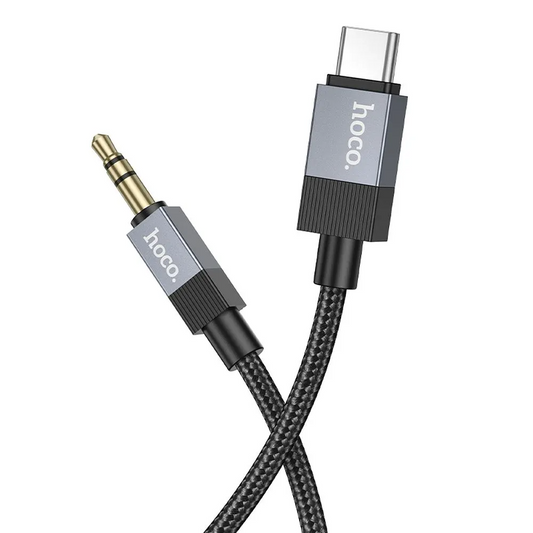 Audio Kabel USB-C - 3.5mm HOCO UPA32B, 1m, Zwart