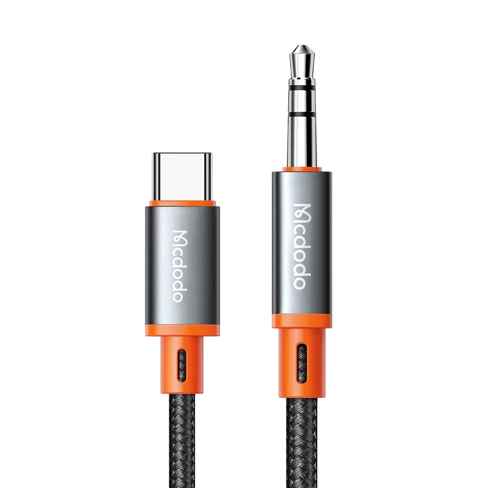USB-C to 3.5mm McDodo CA-0900 Audio Cable, 1.8m, Black