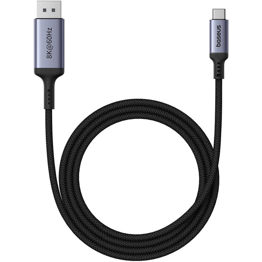 Câble Audio et Vidéo USB-C - DisplayPort Baseus Ultra Clarity, 8K, 2m, Noir B0063370D111-01