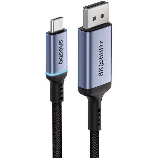 Câble Audio et Vidéo USB-C - DisplayPort Baseus Ultra Clarity, 8K, 2m, Noir B0063370D111-01