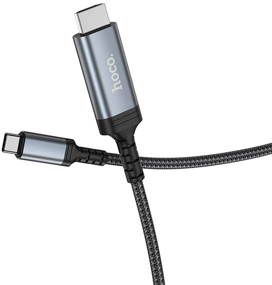 Câble Audio et Vidéo USB-C - HDMI HOCO UA43, 1.8m, Gris