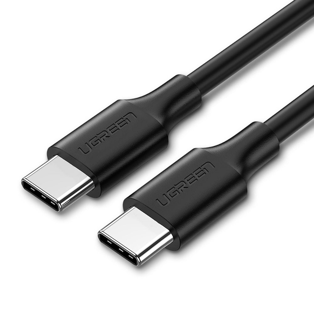 USB-C Data- en Oplaadkabel - USB-C UGREEN US286, 60W, 1.5m, Zwart