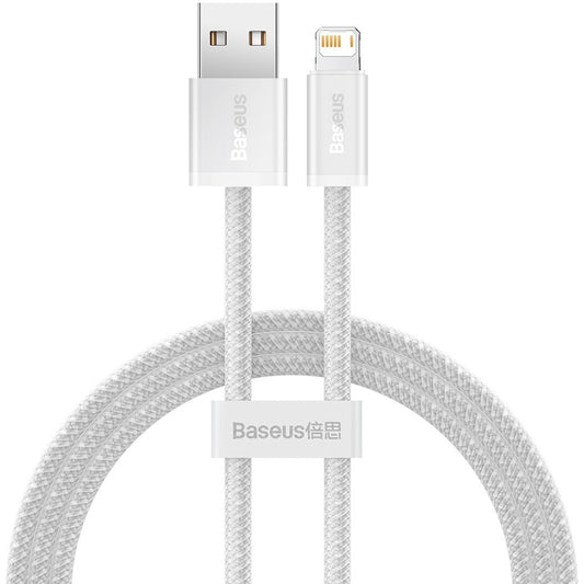 Daten- und Ladekabel USB-A - Lightning Baseus Dynamic Series, 18W, 1m, Weiß CALD000402