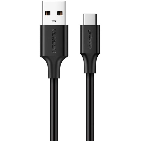 USB-A naar USB-C data- en oplaadkabel UGREEN US184, 60W, 1m, Zwart
