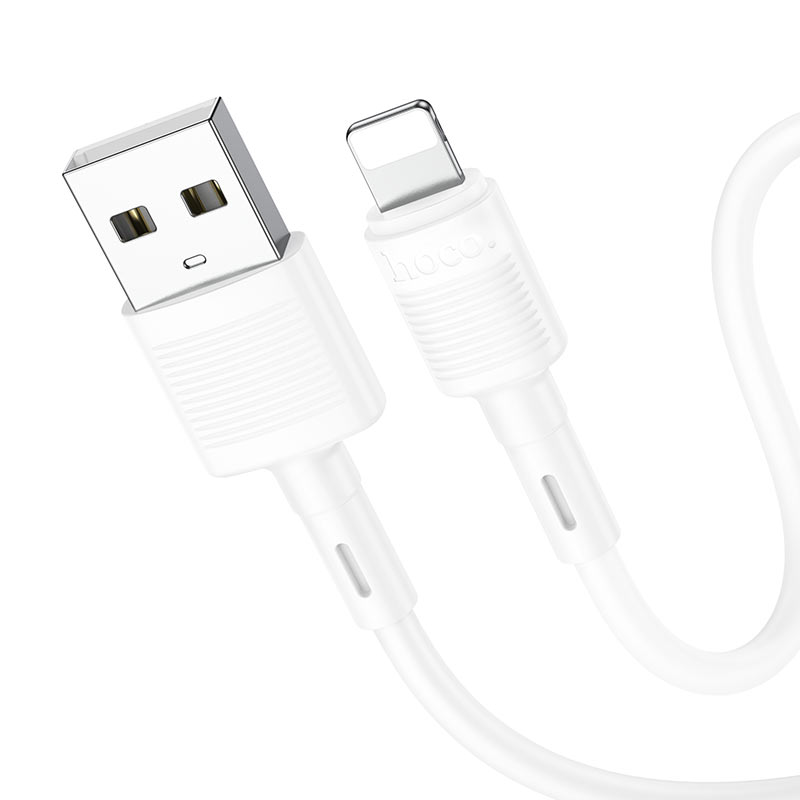 Câble de Données et de Charge USB-A - Lightning HOCO X83 Victory, 18W, 1m, Blanc