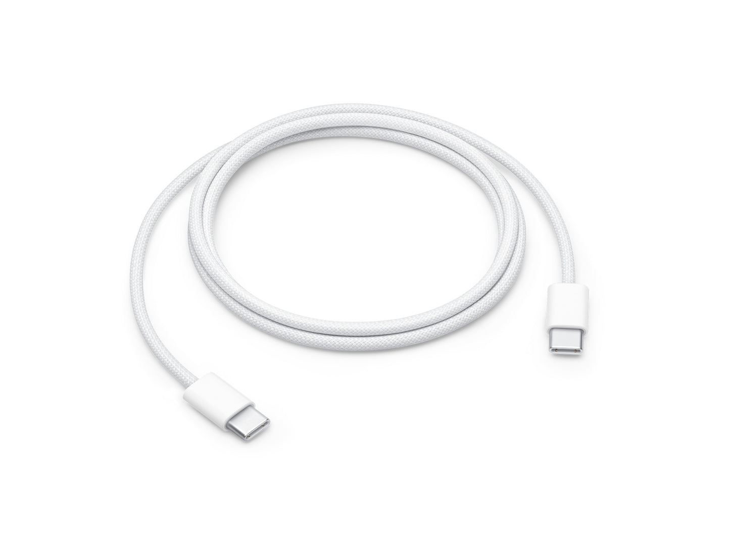 USB-C - USB-C Apple Data en Oplaadkabel, 96W, 1m, Wit, Swap MQKJ3AM/A