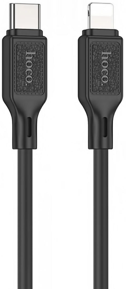 Câble de données et de charge USB-C - Lightning HOCO X90, 20W, 1m, noir