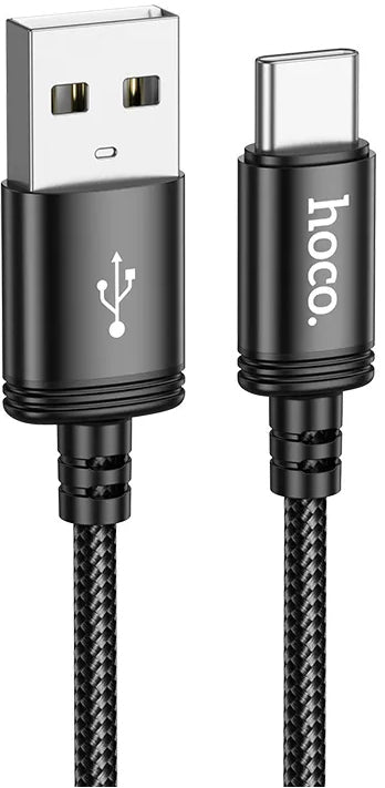 Data- en Oplaadkabel USB-A - USB-C HOCO X89, 18W, 2m, Zwart