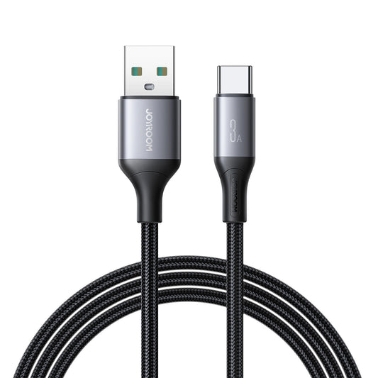 Câble de Données et de Charge USB-A - USB-C Joyroom S-A28 Flash, 30W, 2m, Noir