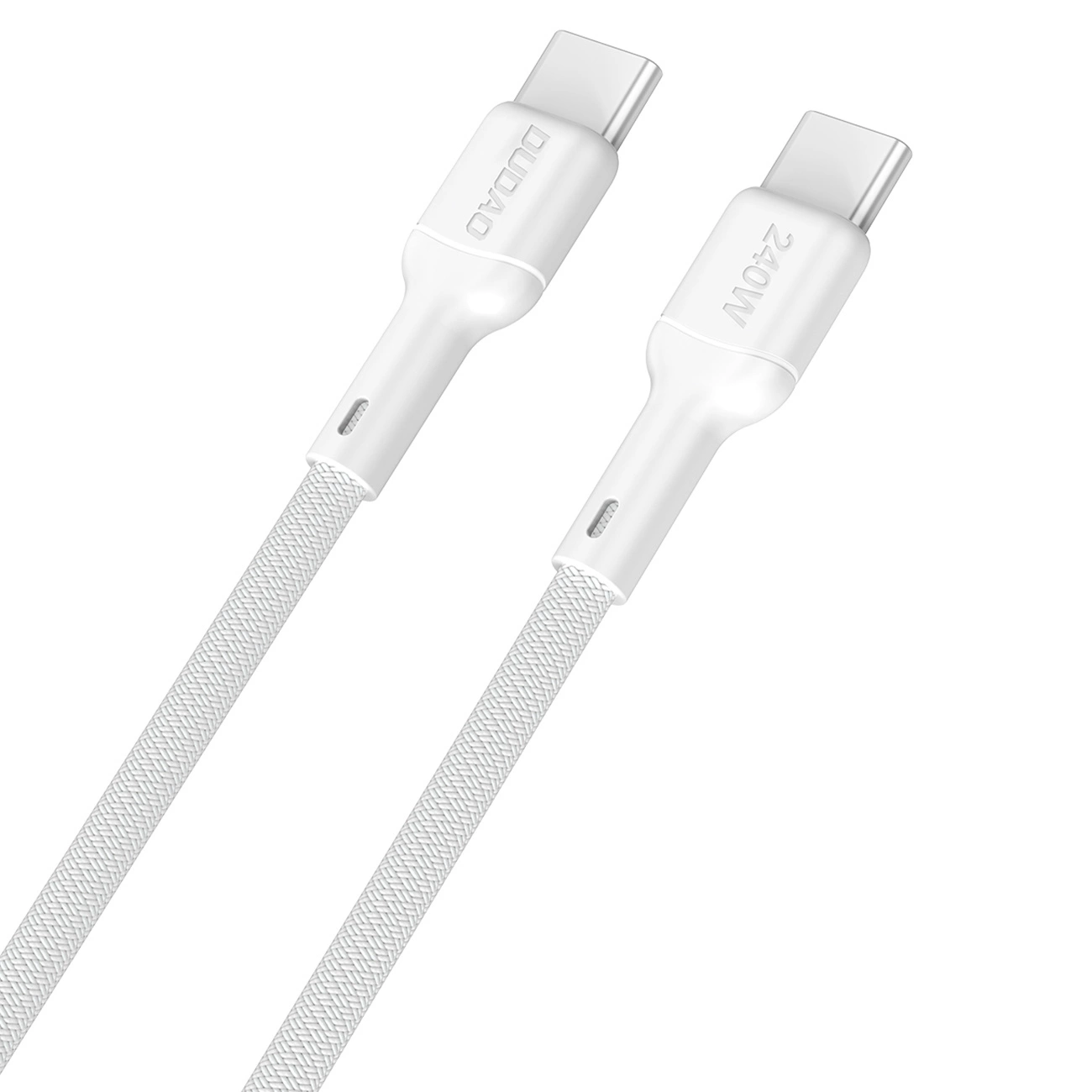 Câble de Données et de Charge USB-C - USB-C Dudao L9C Max, 240W, 2m, Blanc