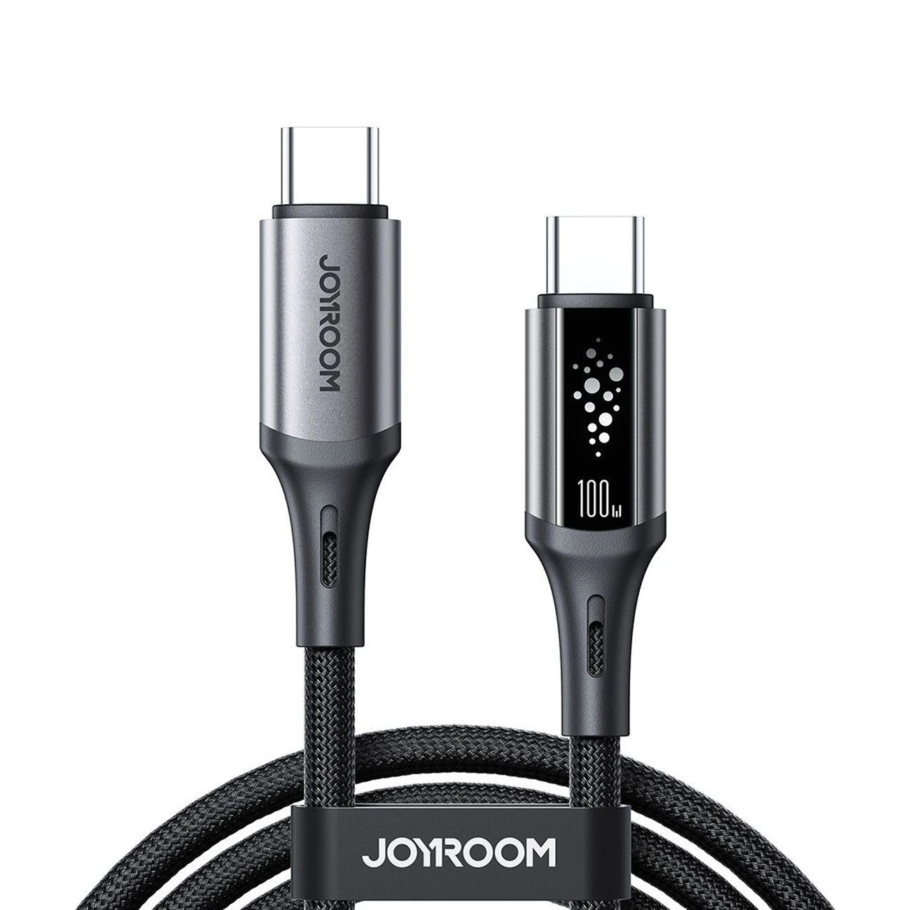 Câble de Données et de Charge USB-C - USB-C Joyroom S-A60 StarTalk, 100W, 1.2m, Noir