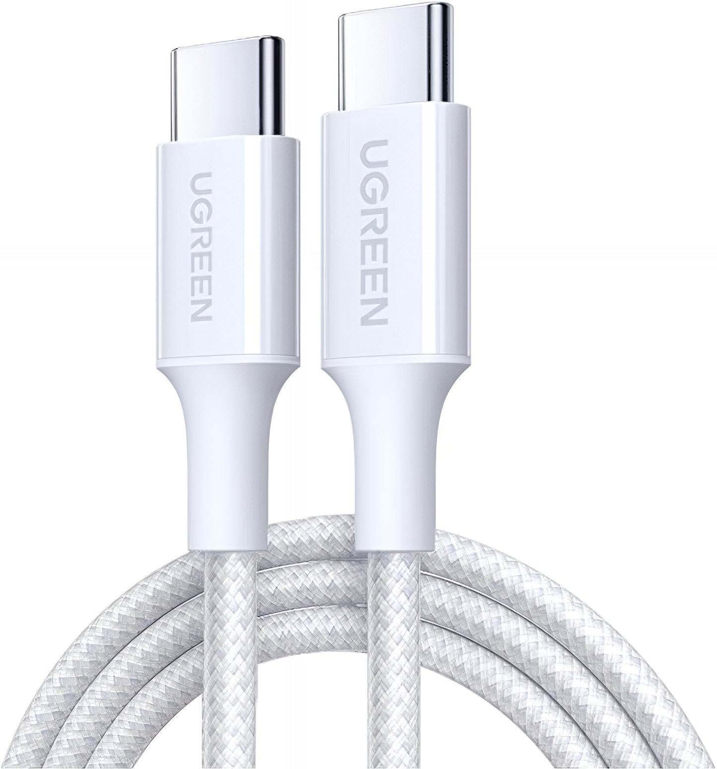 USB-C Daten- und Ladekabel - USB-C UGREEN L501, 60W, 2m, Weiß