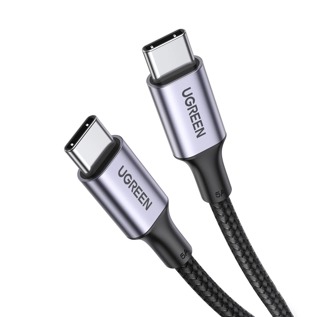 Data- en Oplaadkabel USB-C - USB-C UGREEN US316, 100W, 0.5m, Gri