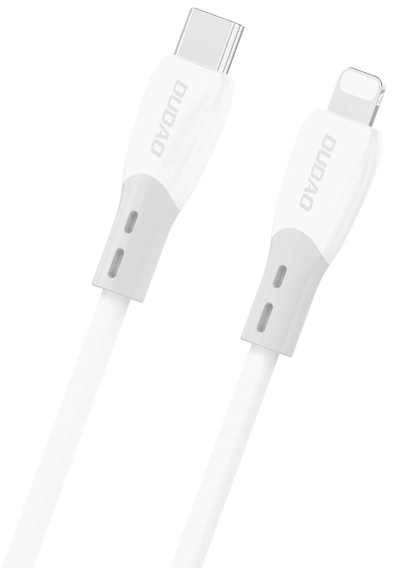 Câble de Données et de Charge USB-C - Lightning Dudao L25SX, 30W, 1m, Blanc
