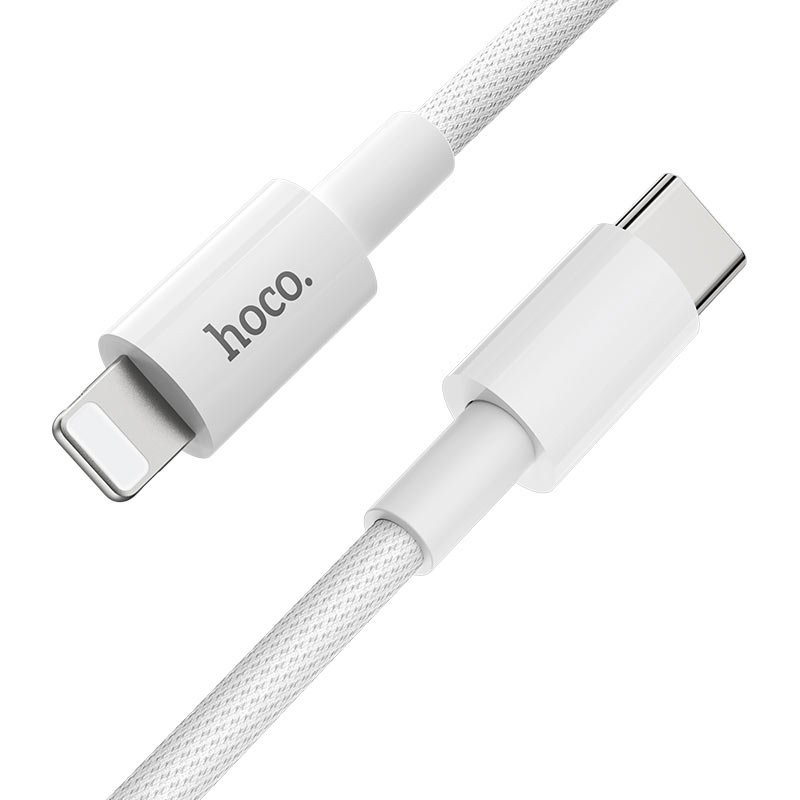 Câble de Données et de Charge USB-C - Lightning HOCO X56, 20W, 1m, Blanc
