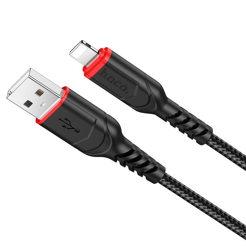 Câble de Données et de Charge USB-A - Lightning HOCO X59 Victory, 18W, 1m, Noir