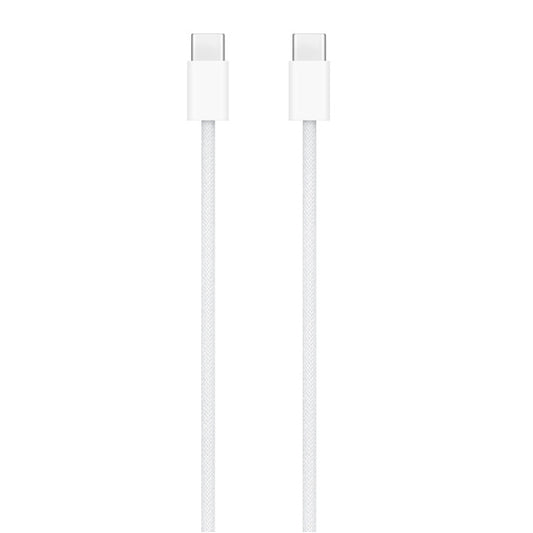 USB-C - USB-C Apple Data en Oplaadkabel, 96W, 1m, Wit, Swap MQKJ3AM/A