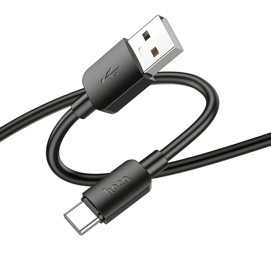 Data- en Oplaadkabel USB-A - USB-C HOCO X96, 27W, 1m, Zwart