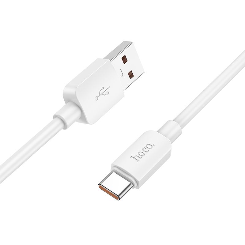 Câble de Données et de Charge USB-A - USB-C HOCO X96, 100W, 1m, Blanc