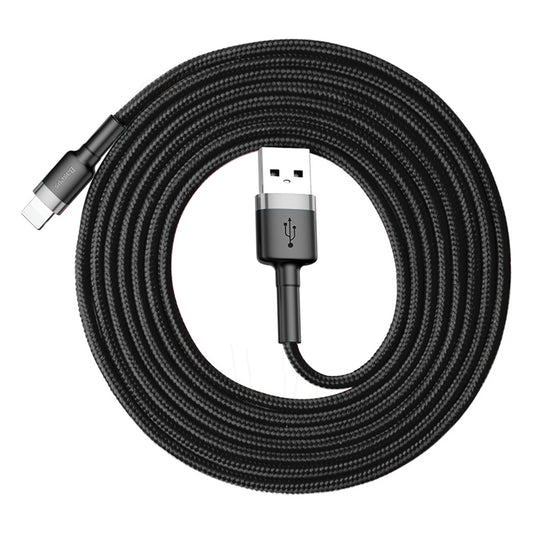Daten- und Ladekabel USB-A - Lightning Baseus Cafule, 18W, 1.5m, Grau CALKLF-CG1