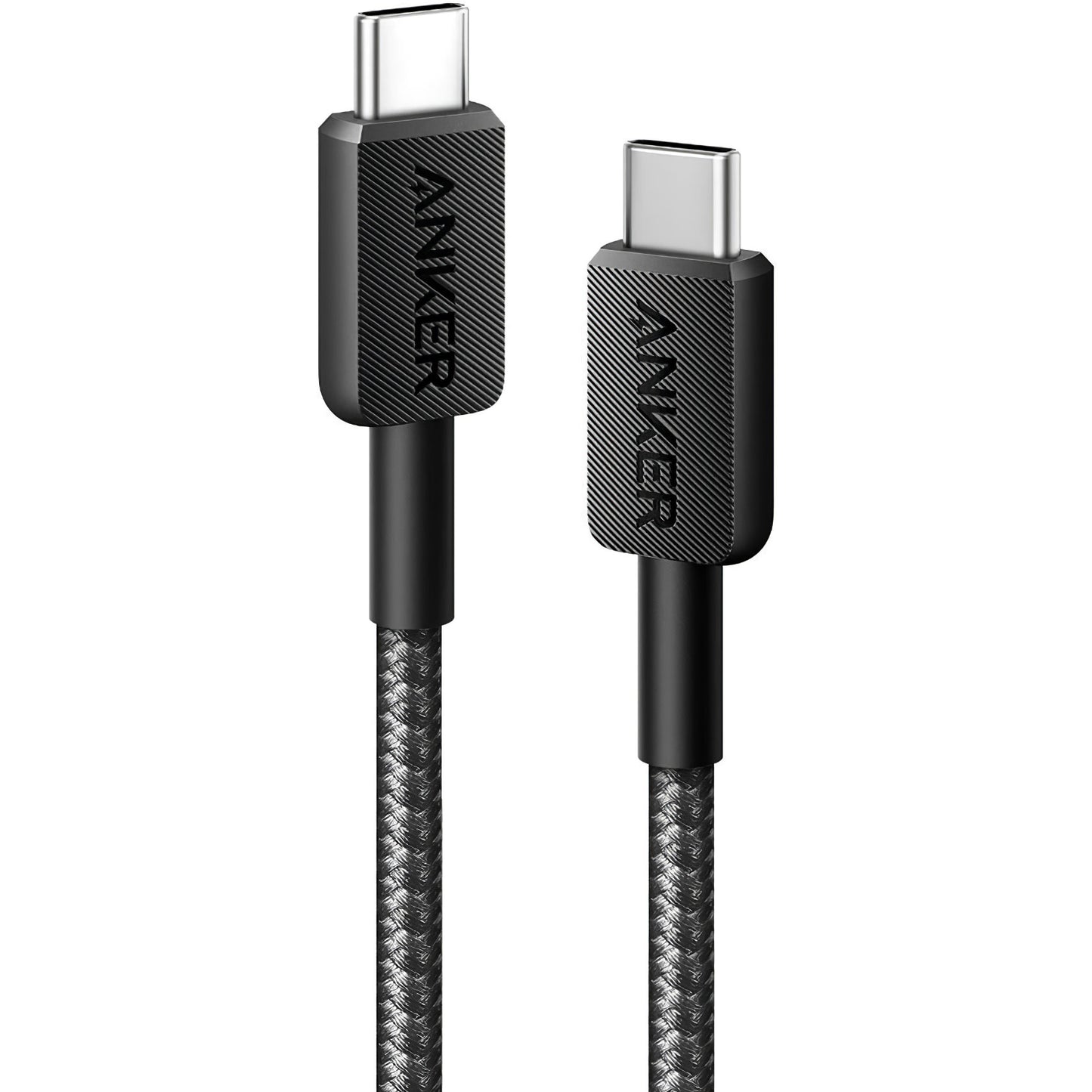 USB-C Data- en Oplaadkabel - USB-C Anker 322, 60W, 1.8m, Zwart A81F6G11
