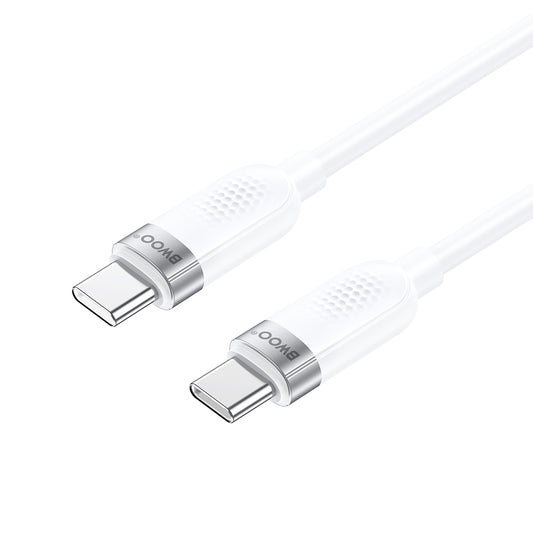 USB-C Data and Charging Cable - USB-C BWOO BO-X315C, 100W, 1m, White