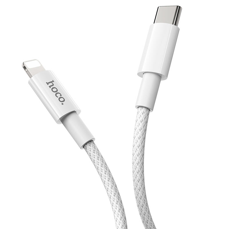 Câble de Données et de Charge USB-C - Lightning HOCO X56, 20W, 1m, Blanc
