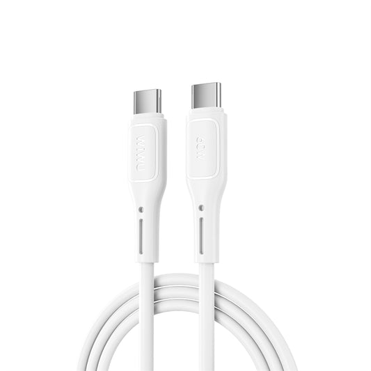 USB-C - USB-C Daten- und Ladekabel WiWu Wi-C043E Starlink, 60W, 1m, Weiß