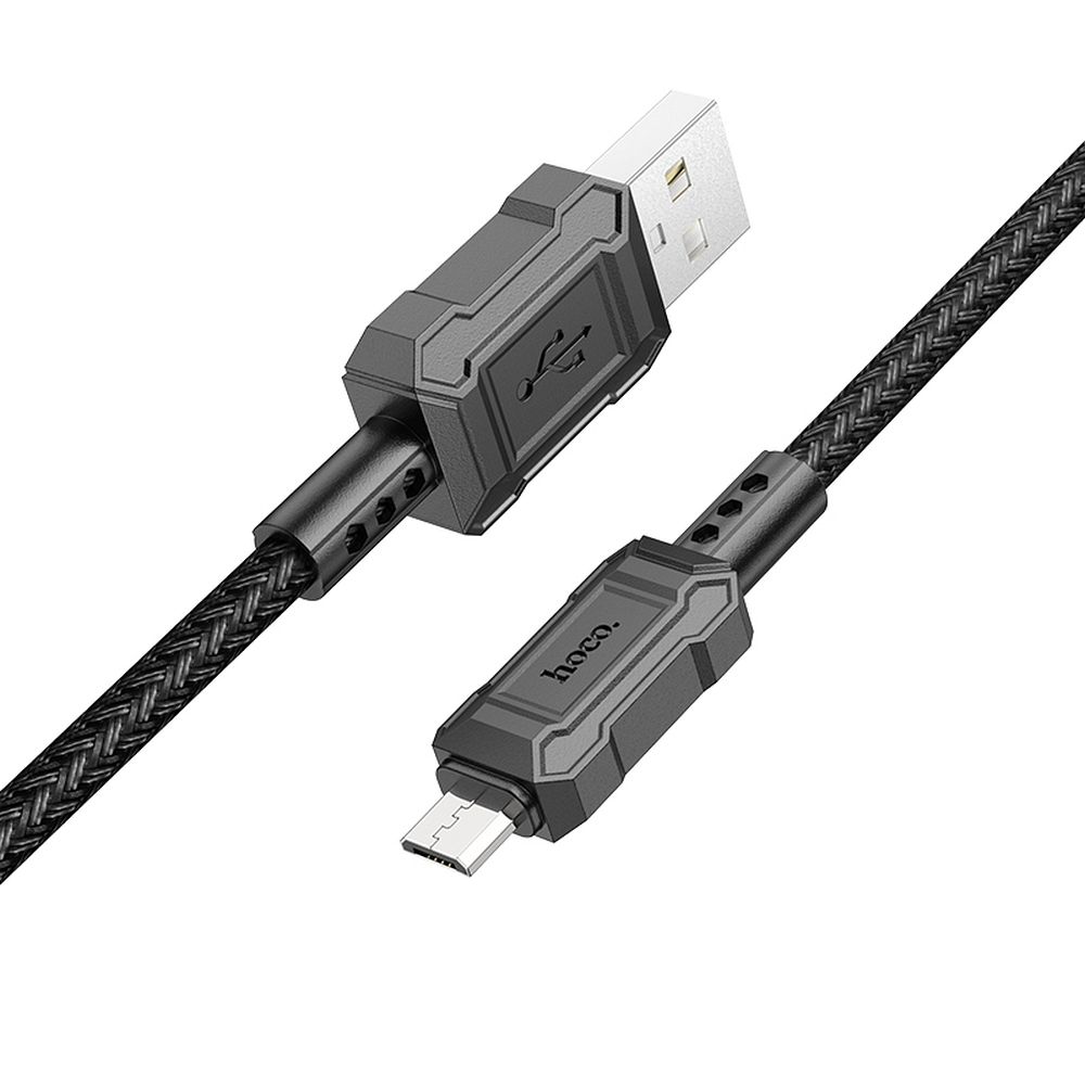 Câble de Données et de Charge USB-A - microUSB HOCO Leader X94, 18W, 1m, Noir